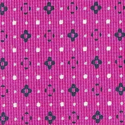 Fuchsia Sartorial Classic Silk Tie - Small Flower Pattern