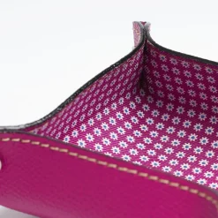 Fuchsia Small Leather Vide00A0Poche