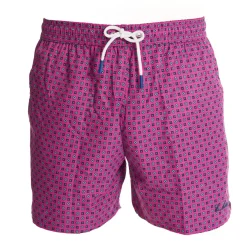 Fucsia Swim Shorts- Large Patterns