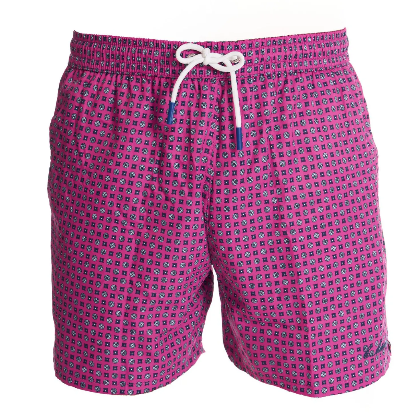 Fucsia Swim Shorts- Large Patterns