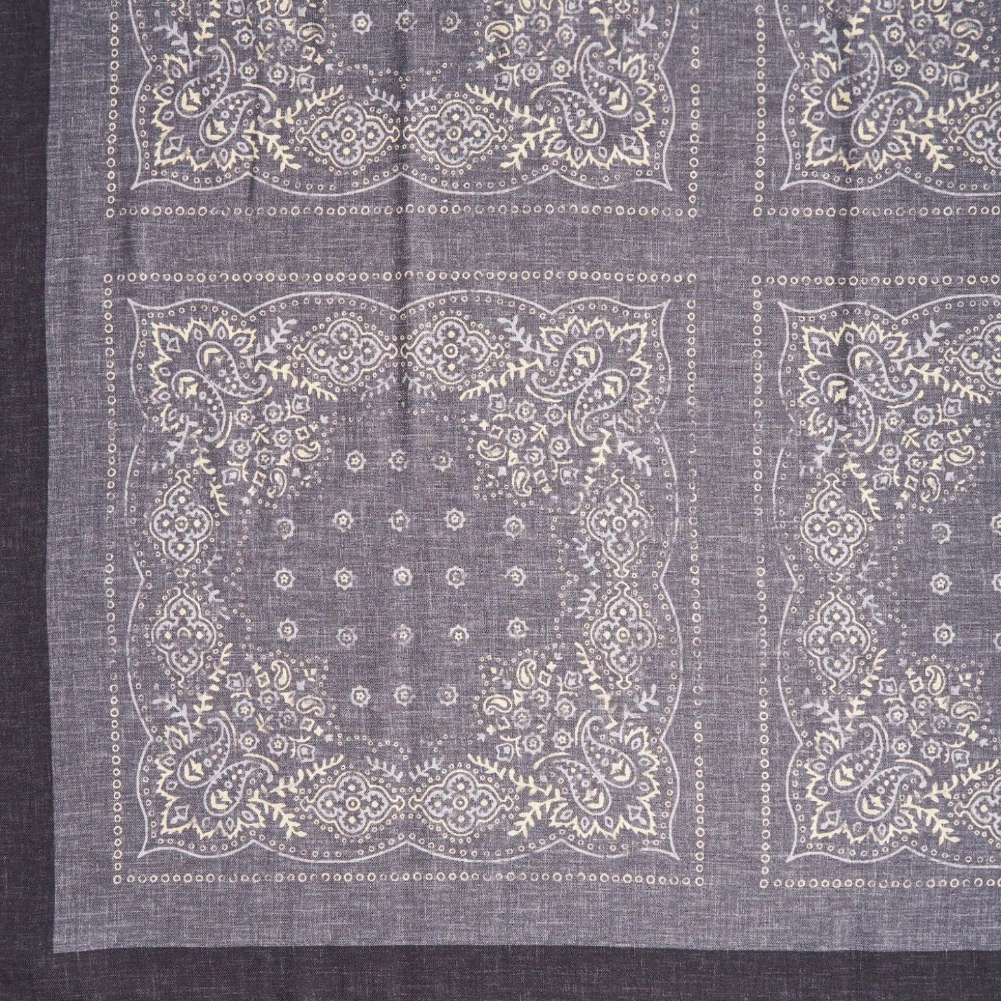Gray Wool And Silk Stole 135
