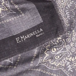 Gray Wool And Silk Stole 135