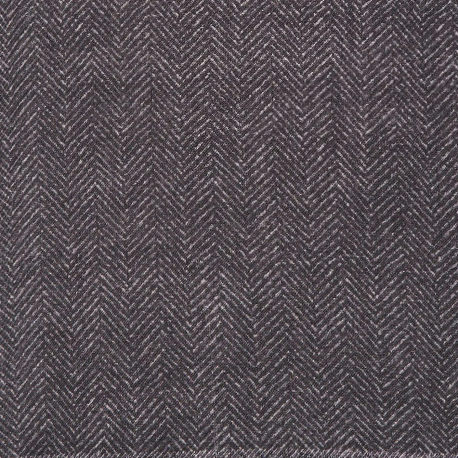 Gray Wool Stole - Paisley Pattern