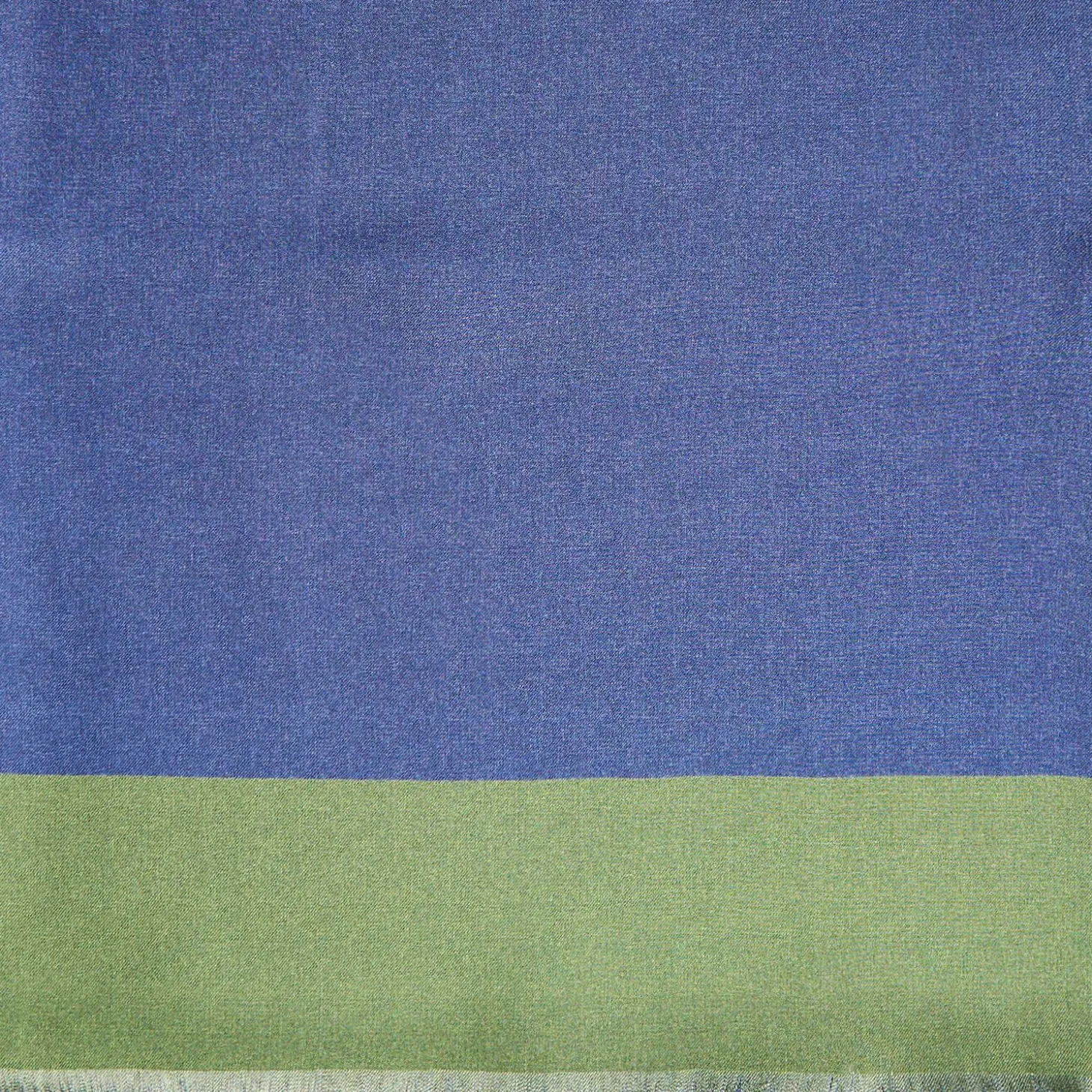 Green And Blue Double Silk Scarf