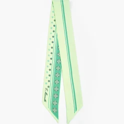 Green Silk Twilly