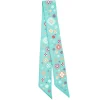 Green Silk Twilly World Of Archivio Flowers 1961