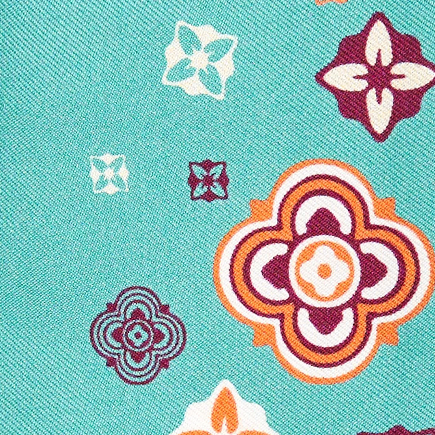 Green Silk Twilly World Of Archivio Flowers 1961