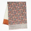 Grey And Light Brown Double Silk Scarf