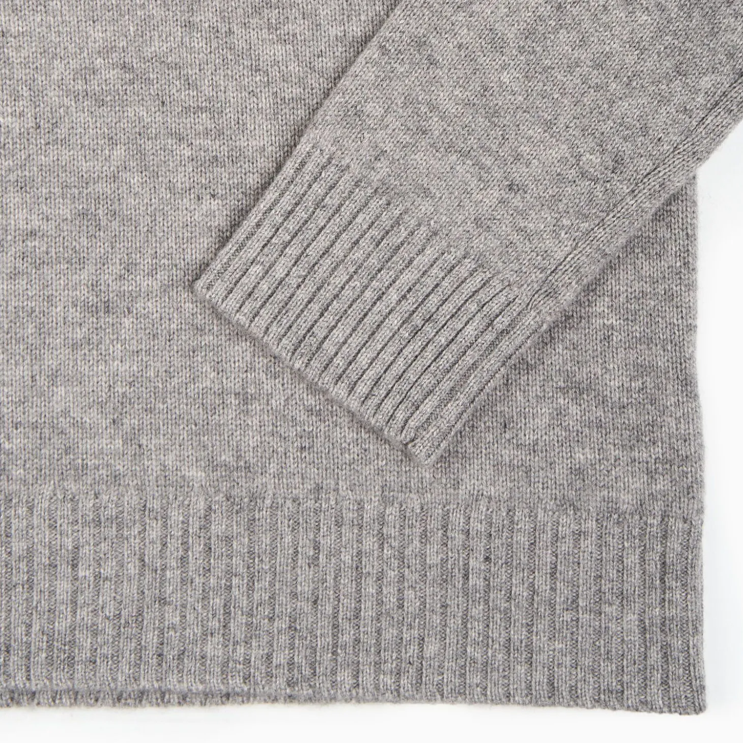 Grey Cashmere Turtleneck