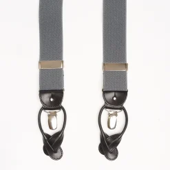 Grey Plain Colour Braces