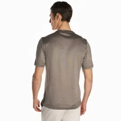 Grey Silk T-Shirt