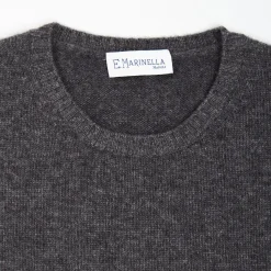 Grey Wool And Cashmere Crewneck