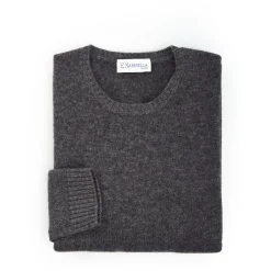 Grey Wool And Cashmere Crewneck