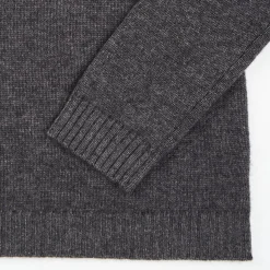 Grey Wool And Cashmere Crewneck