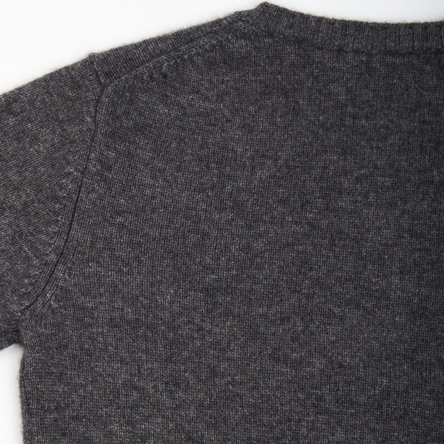 Grey Wool And Cashmere Crewneck