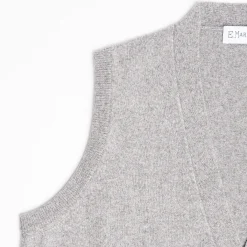 Grey Wool And Cashmere Gilet