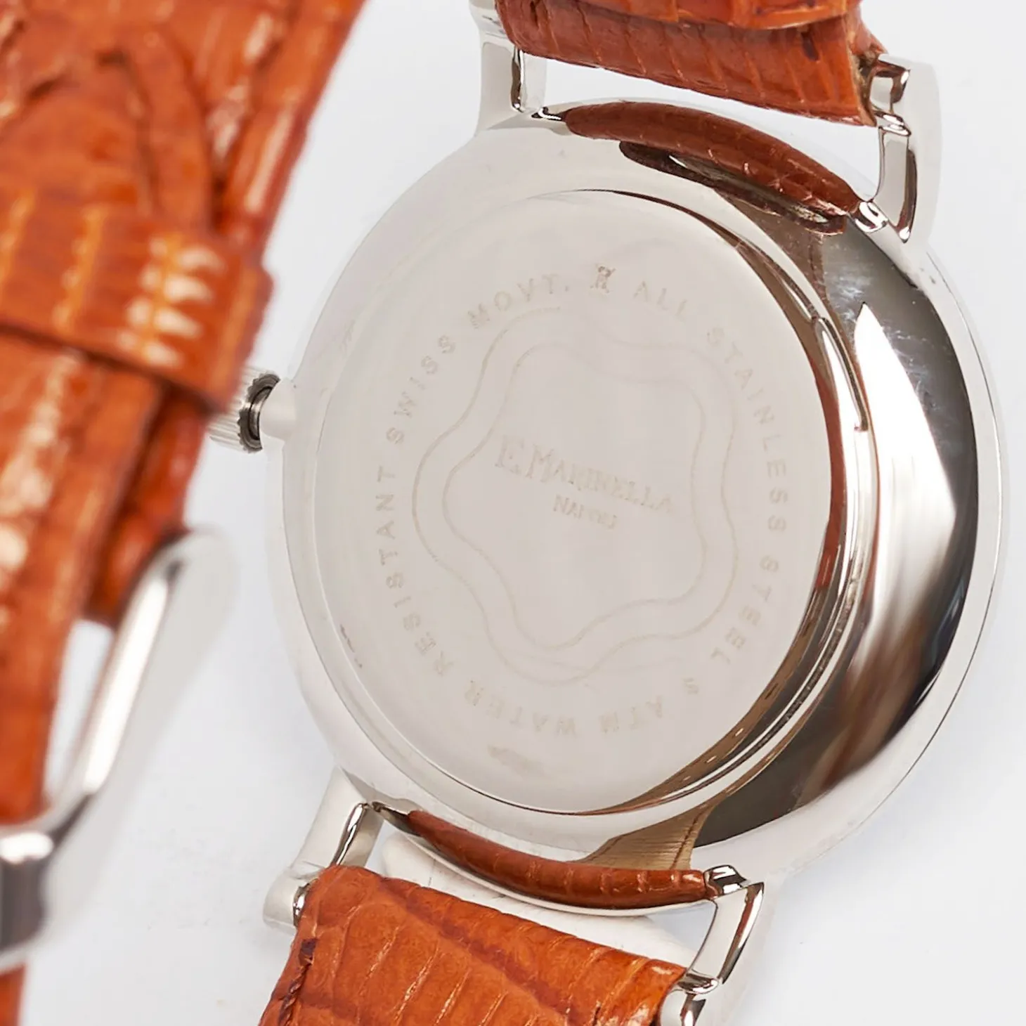 Ladies' Orange Leather Watch