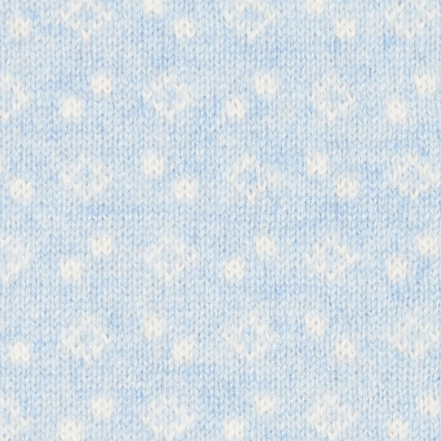 Light Blue And Beige Two-Tone Cashmere Neck Warmer Geometric Pattern