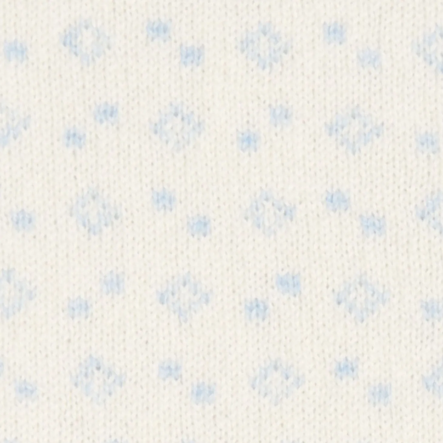 Light Blue And Beige Two-Tone Cashmere Neck Warmer Geometric Pattern