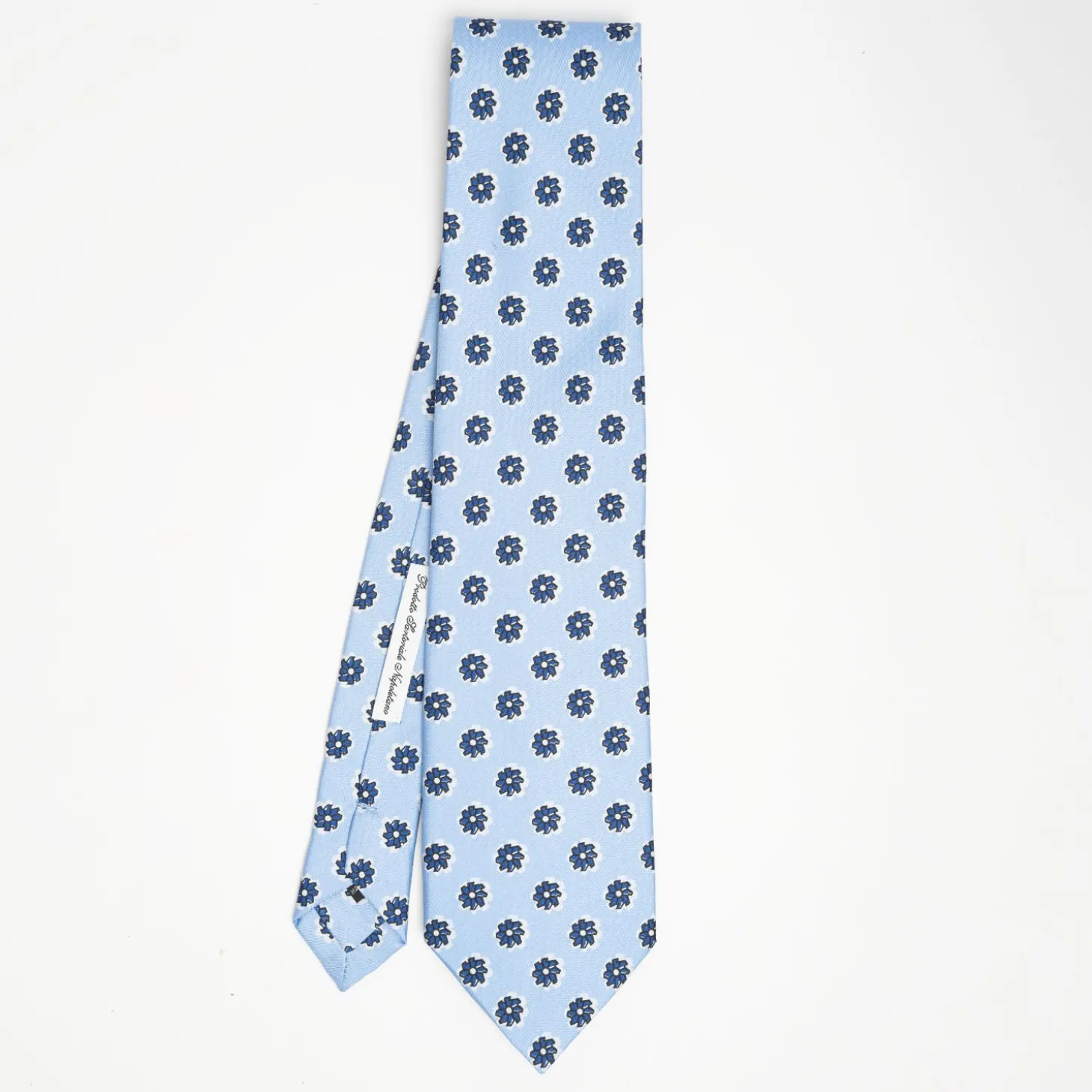 Light Blue Archivio Collection Silk Tie 1937_03