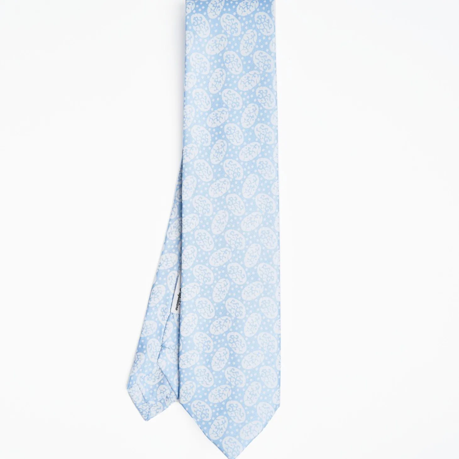 Light Blue Archivio Collection Silk Tie 1980-2-04