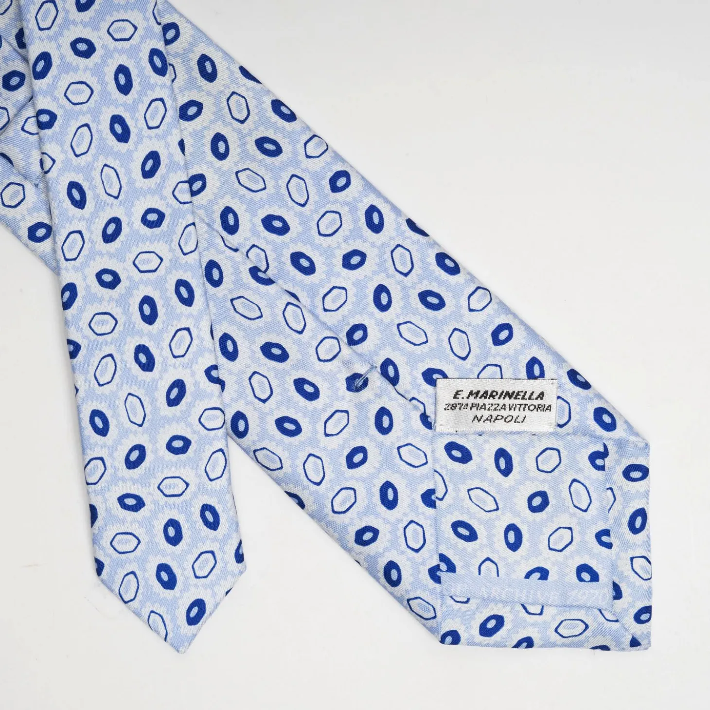Light Blue Archivio Collection Silk Tie 1970_1_06
