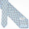 Light Blue Archivio Collection Silk Tie 1933-03