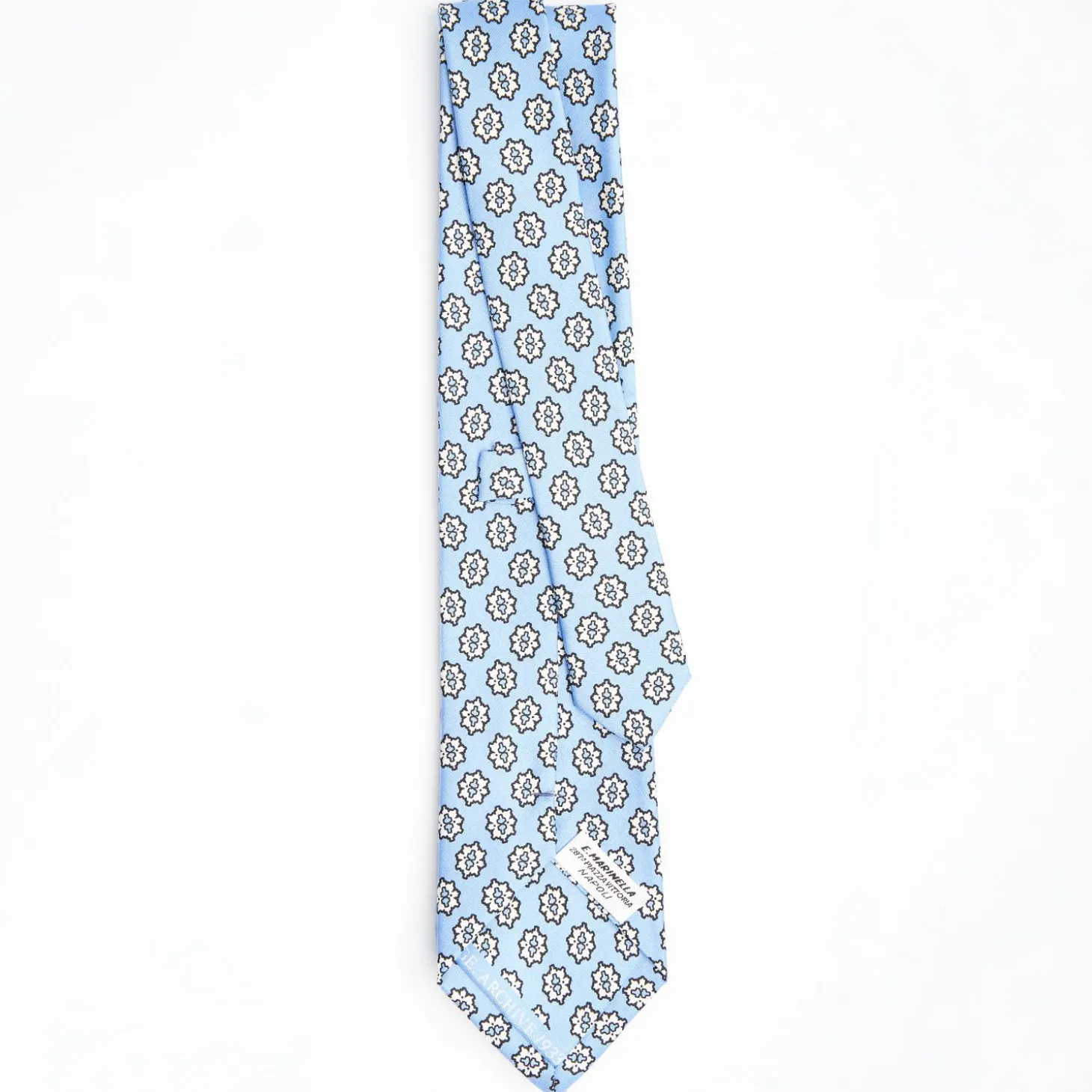 Light Blue Archivio Collection Silk Tie 1933-03