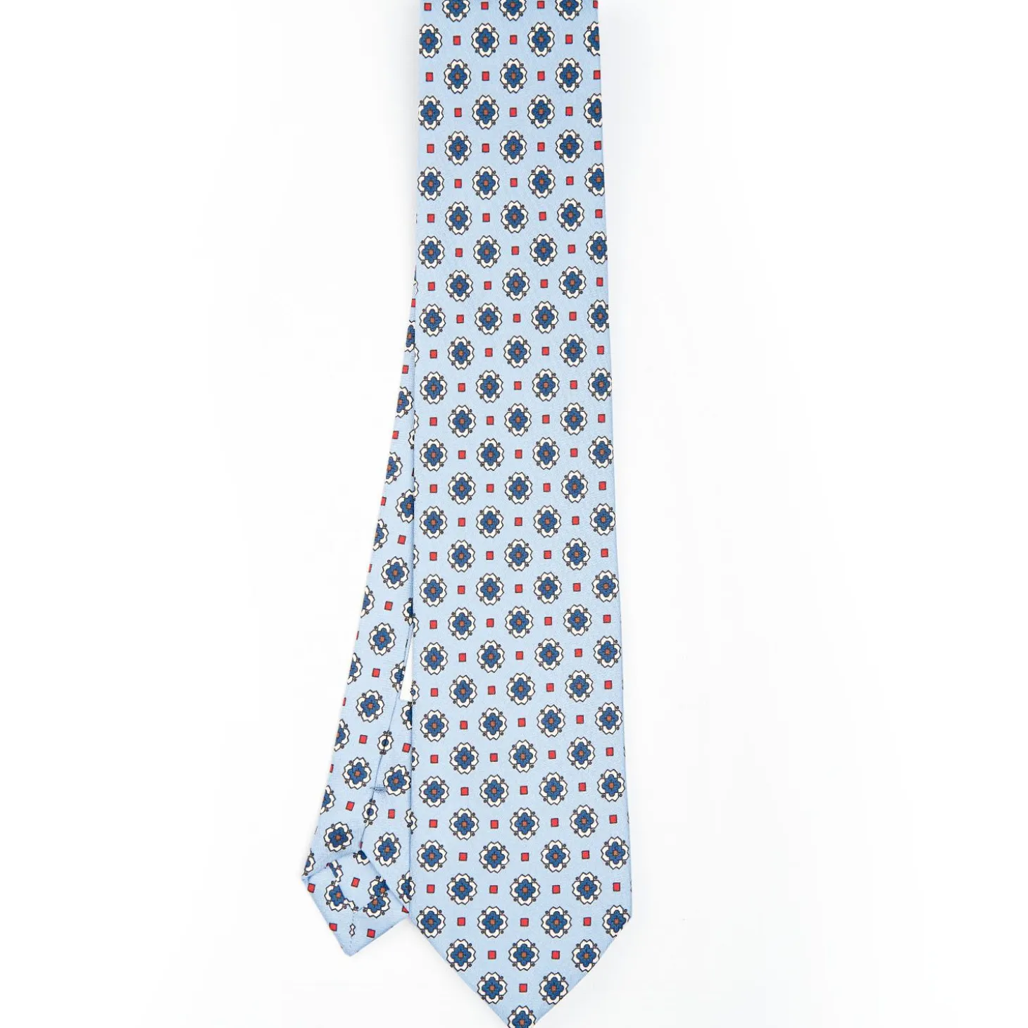 Light Blue Archivio Collection Silk Tie 1989-04