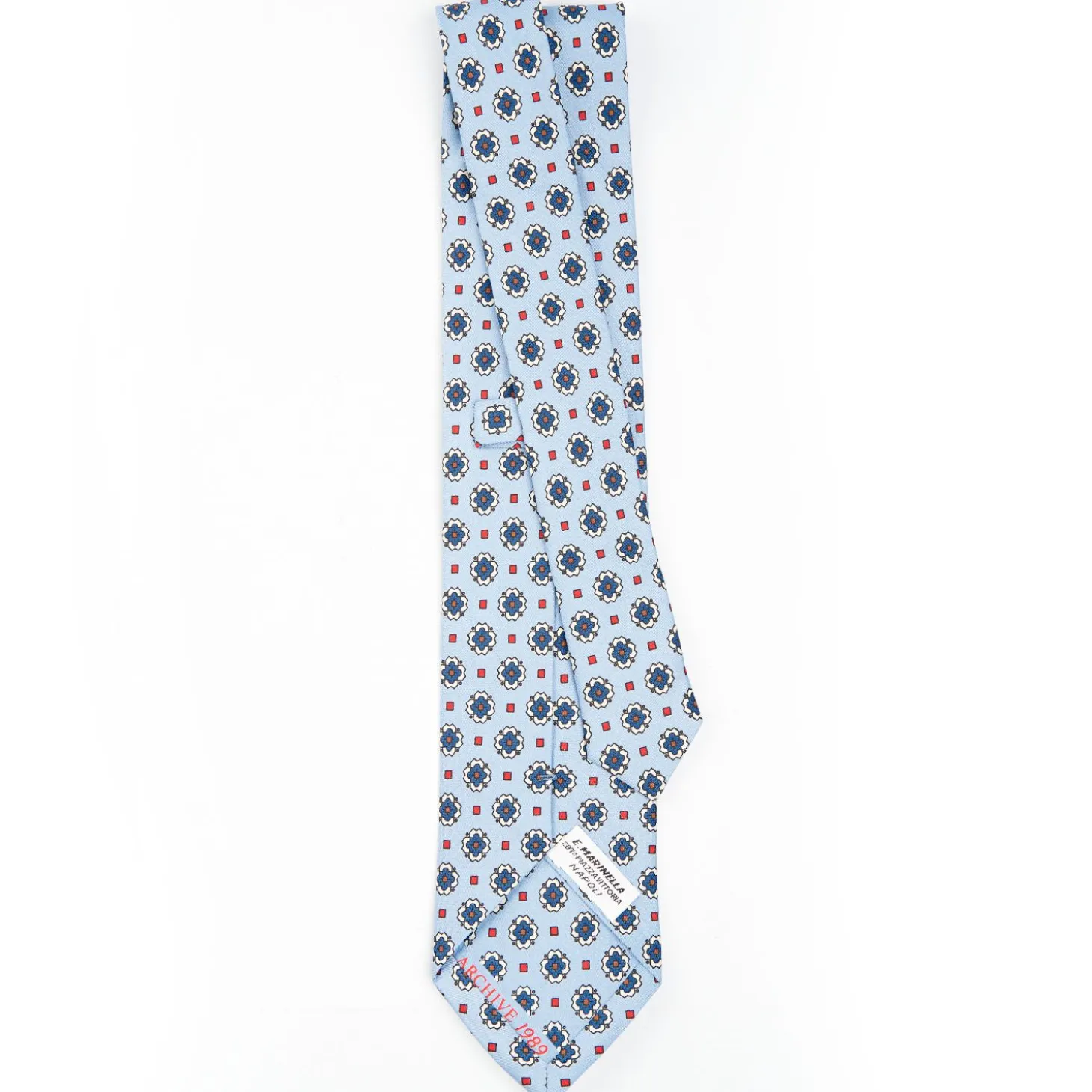 Light Blue Archivio Collection Silk Tie 1989-04