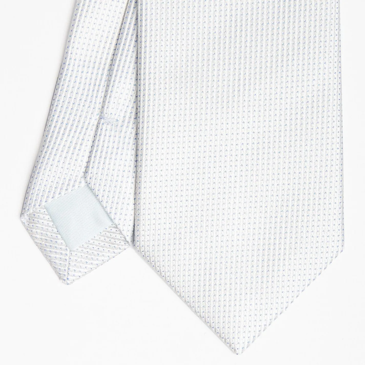 Light Blue Ceremonial Jacquard Silk Tie