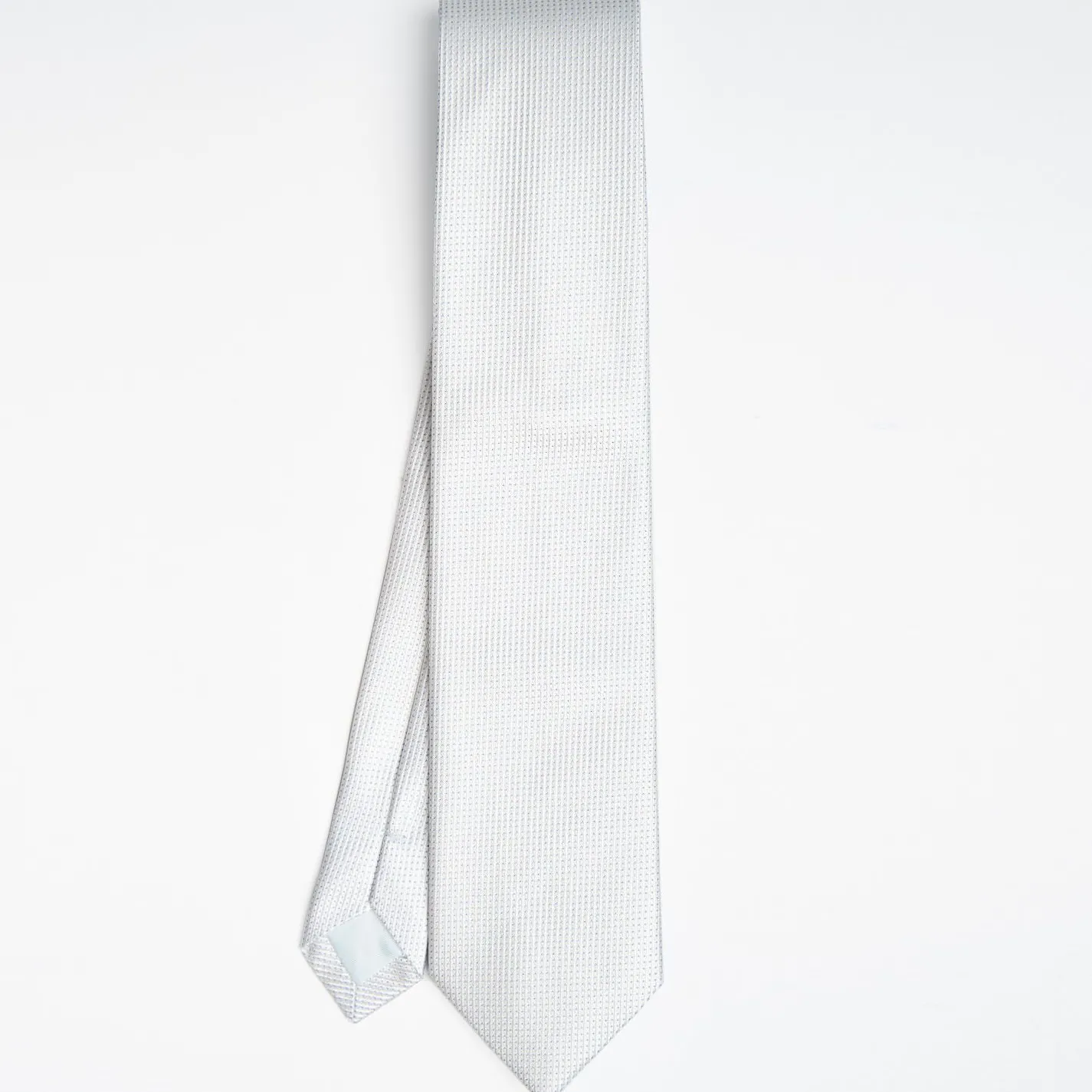 Light Blue Ceremonial Jacquard Silk Tie