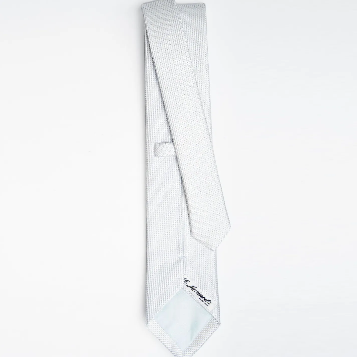 Light Blue Ceremonial Jacquard Silk Tie