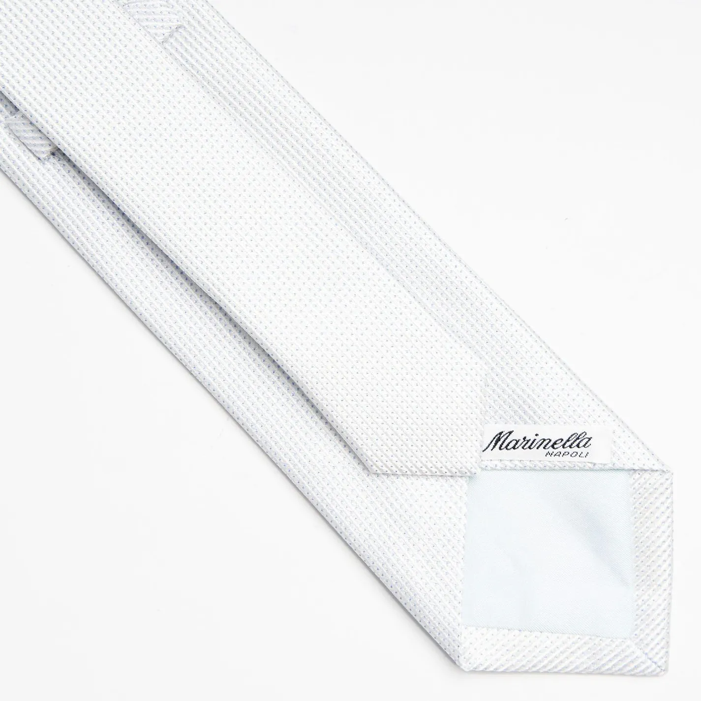 Light Blue Ceremonial Jacquard Silk Tie