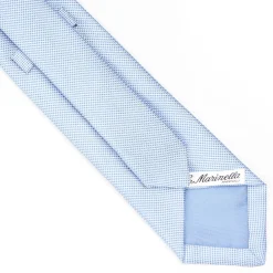 Light Blue Ceremonial Jacquard Silk Tie
