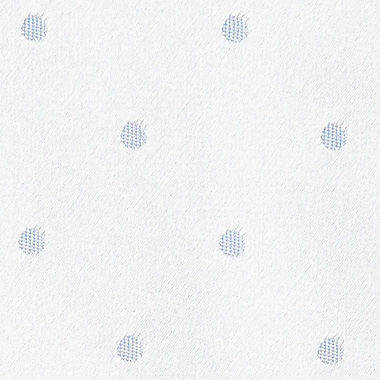 Light Blue Cerimonial Silk Satin Tie Polka Dot Pattern