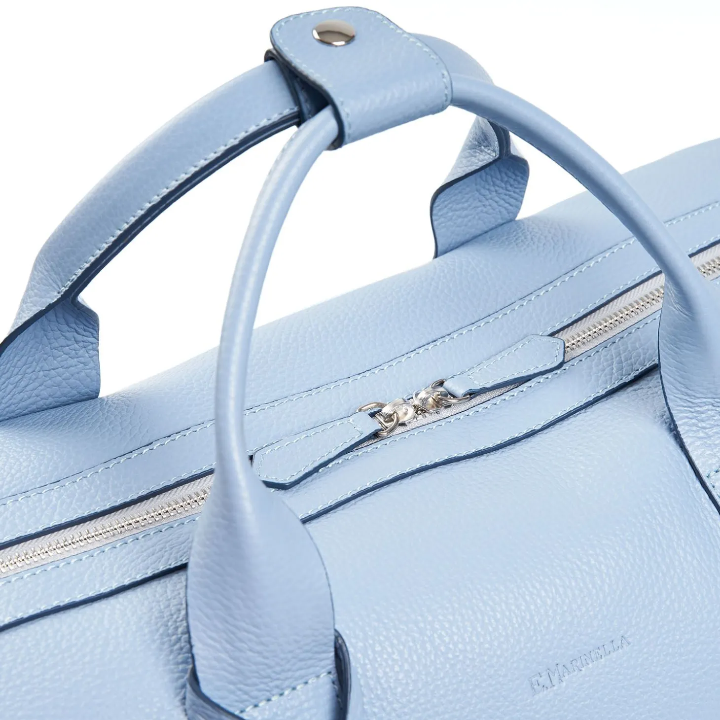 Light Blue Lady Weekend Bag