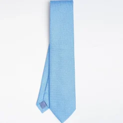Light Blue Sartorial Granadine Silk Tie