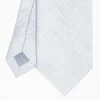 Light Blue Sartorial Linen Tie Solid Color