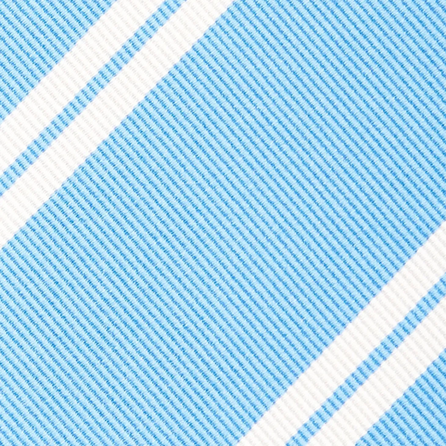 Light Blue Sartorial Striped Silk Tie