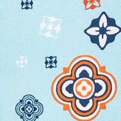 Light Blue Silk Twilly World Of Archivio Flowers 1961