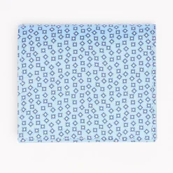 Light Blue Small Wallet In Silk And Leather