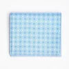 Light Blue Small Wallet In Silk And Leather