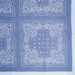 Light Blue Wool And Silk Stole 135