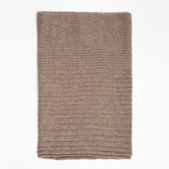 Light Brown Cashmere Tubular Neck Warmer