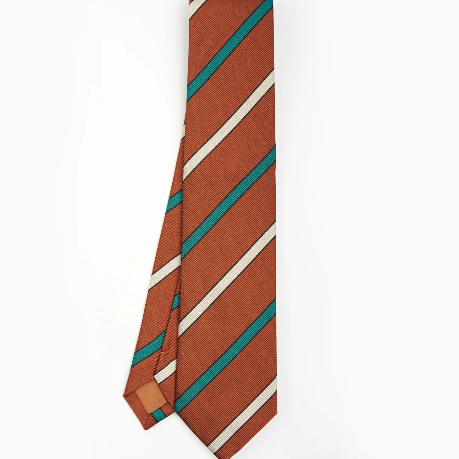 Light Brown Sartorial Striped Tie