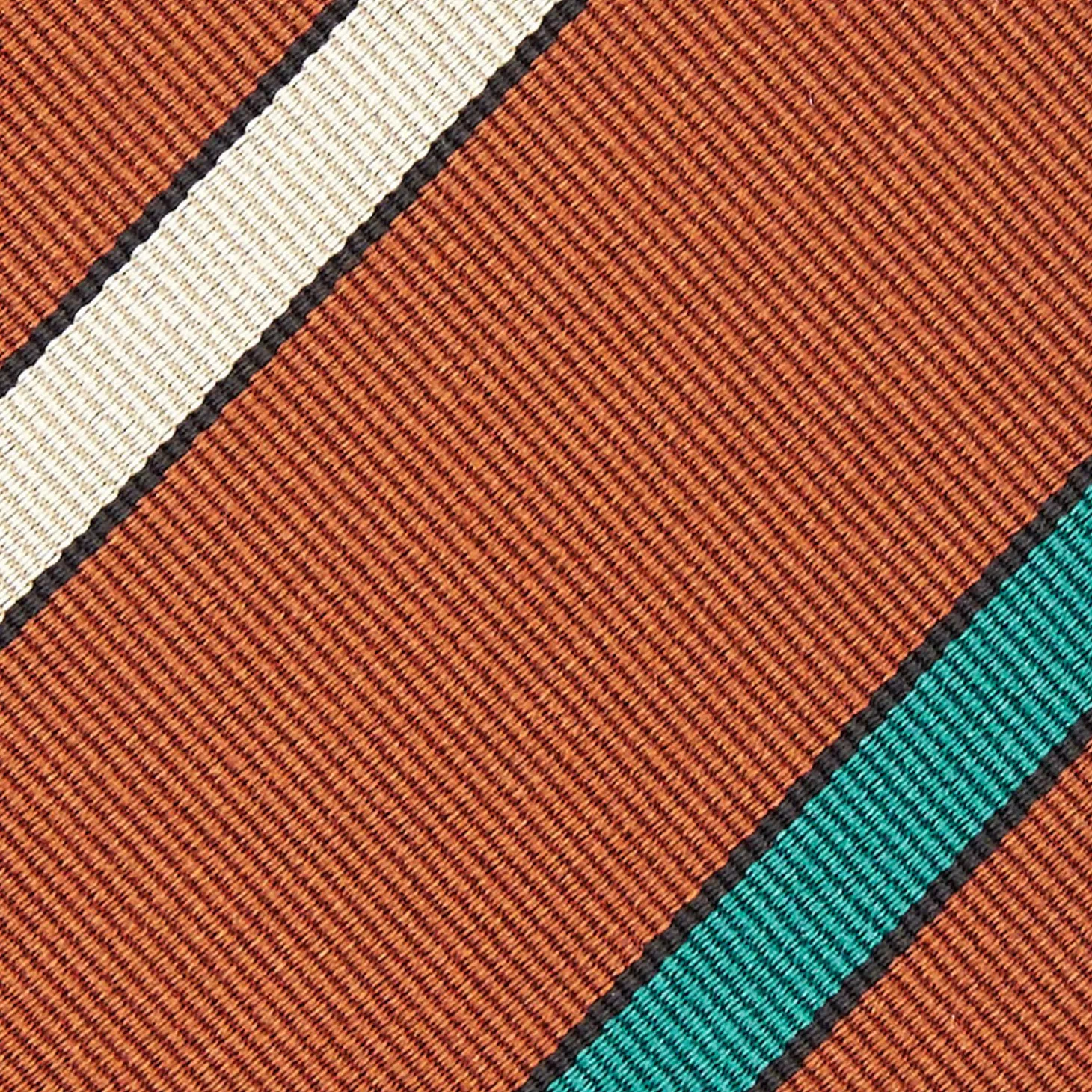 Light Brown Sartorial Striped Tie