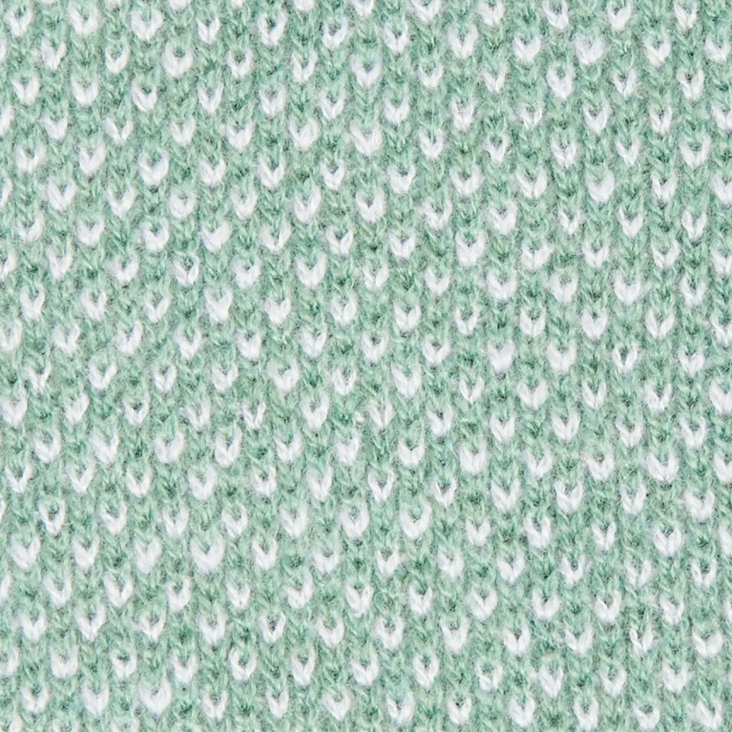 Light Green And Beige Cashmere Neck Warmer