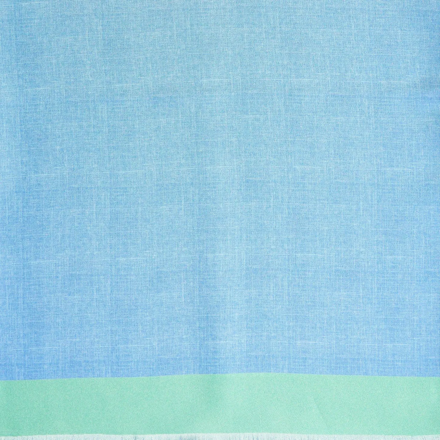 Light Green And Blue Double Silk Scarf