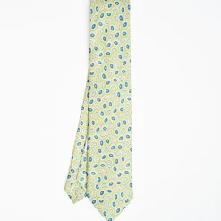 Light Green Archivio Collection Silk Tie 1970_1_04